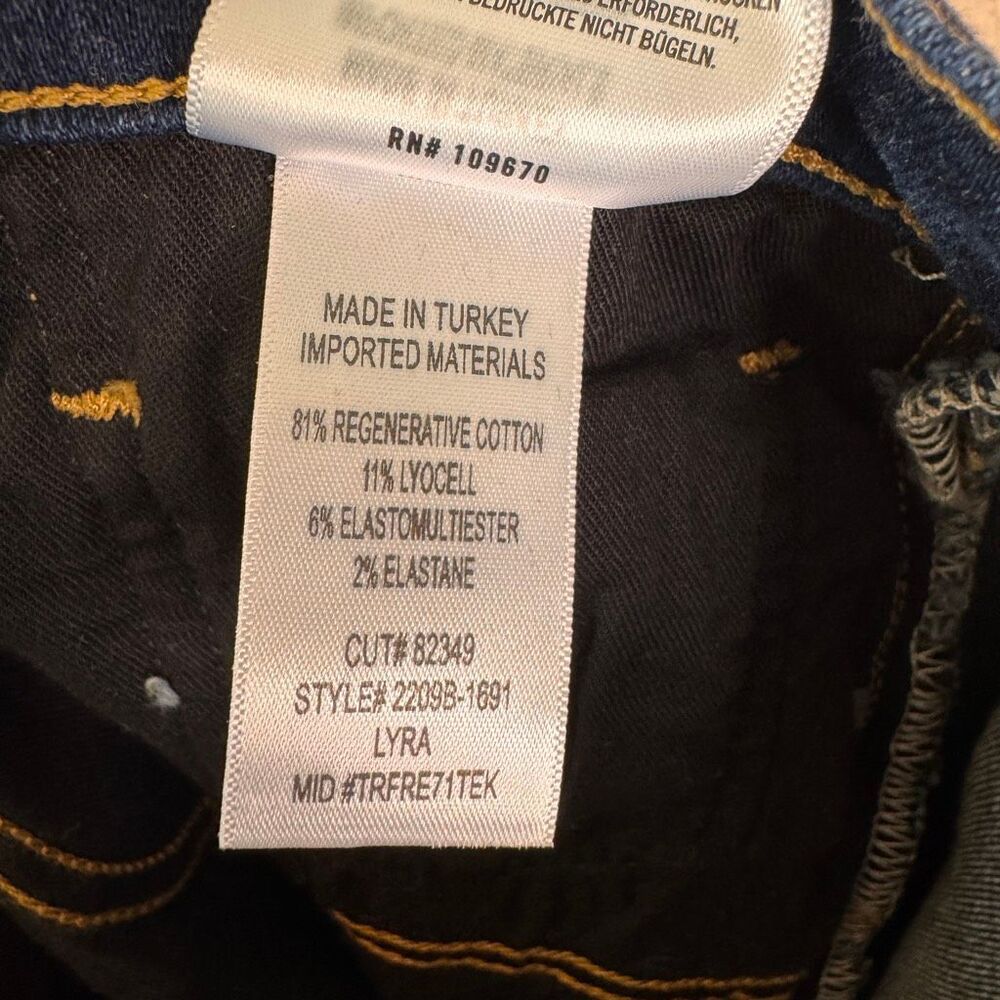 NEW Citizens of Humanity Lyra Long Wide Jeans Womens 28 Masha Blue Denim Stretch - Picture 11 of 16